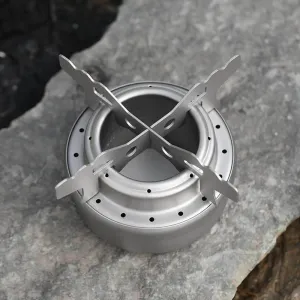 Portable Titanium Camping Stove - Lightweight Travel Stove