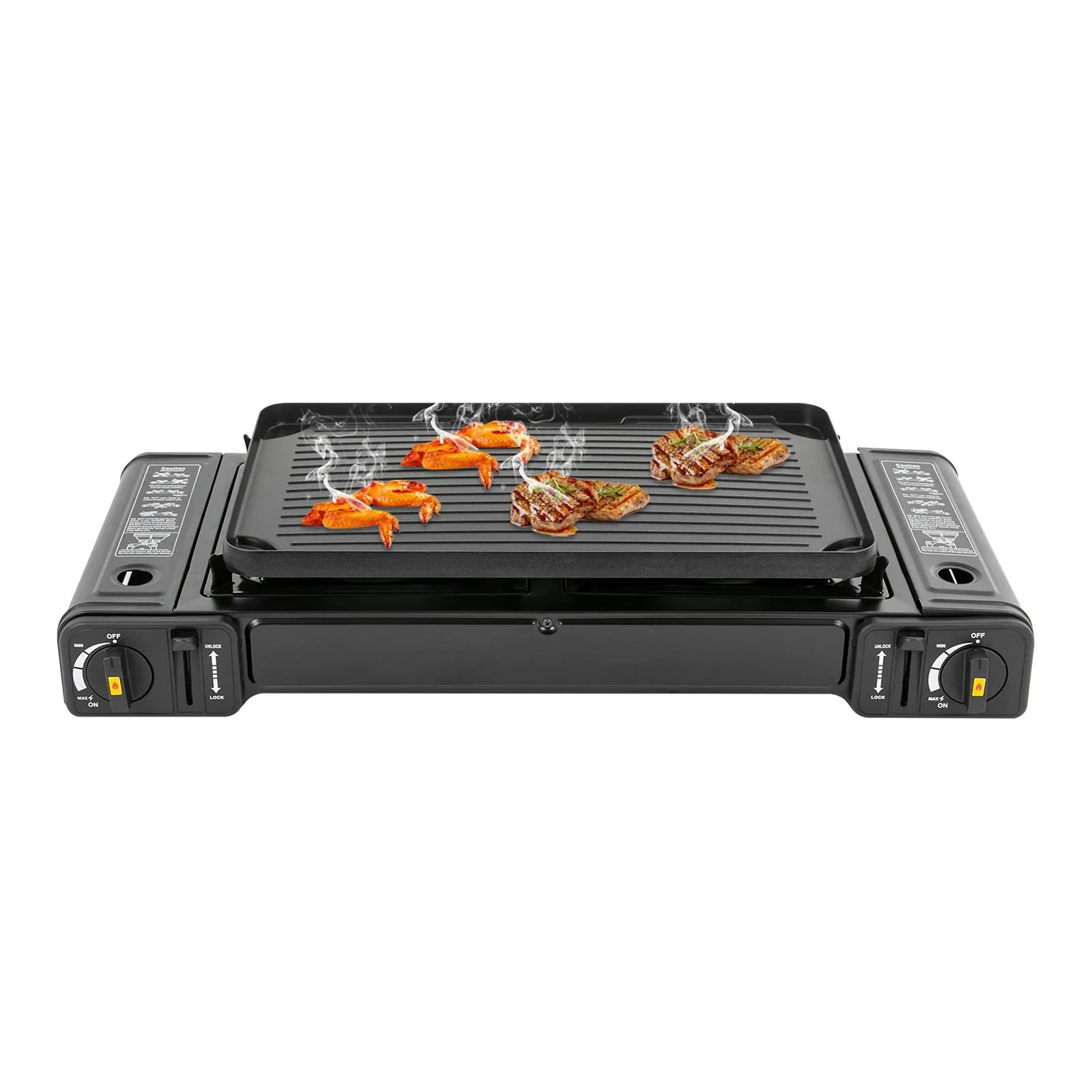 Portable Two Burner Gas Camping Stove