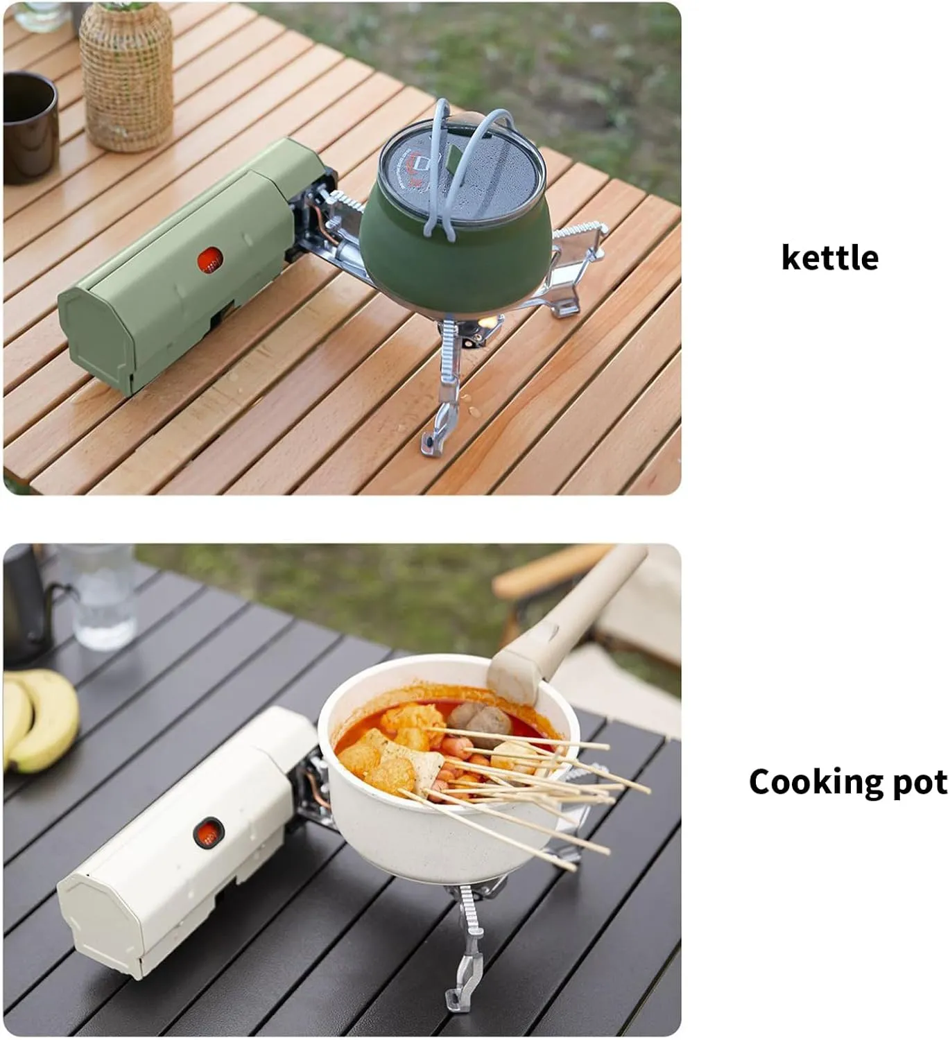 Portables Folded Camp Stove Outdoor Burners Travel Cooking Grills Cooker For Efficient Cooking