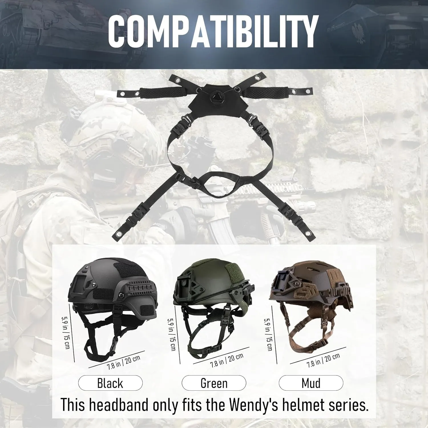 Premium Tactical Helmet Padding Kit