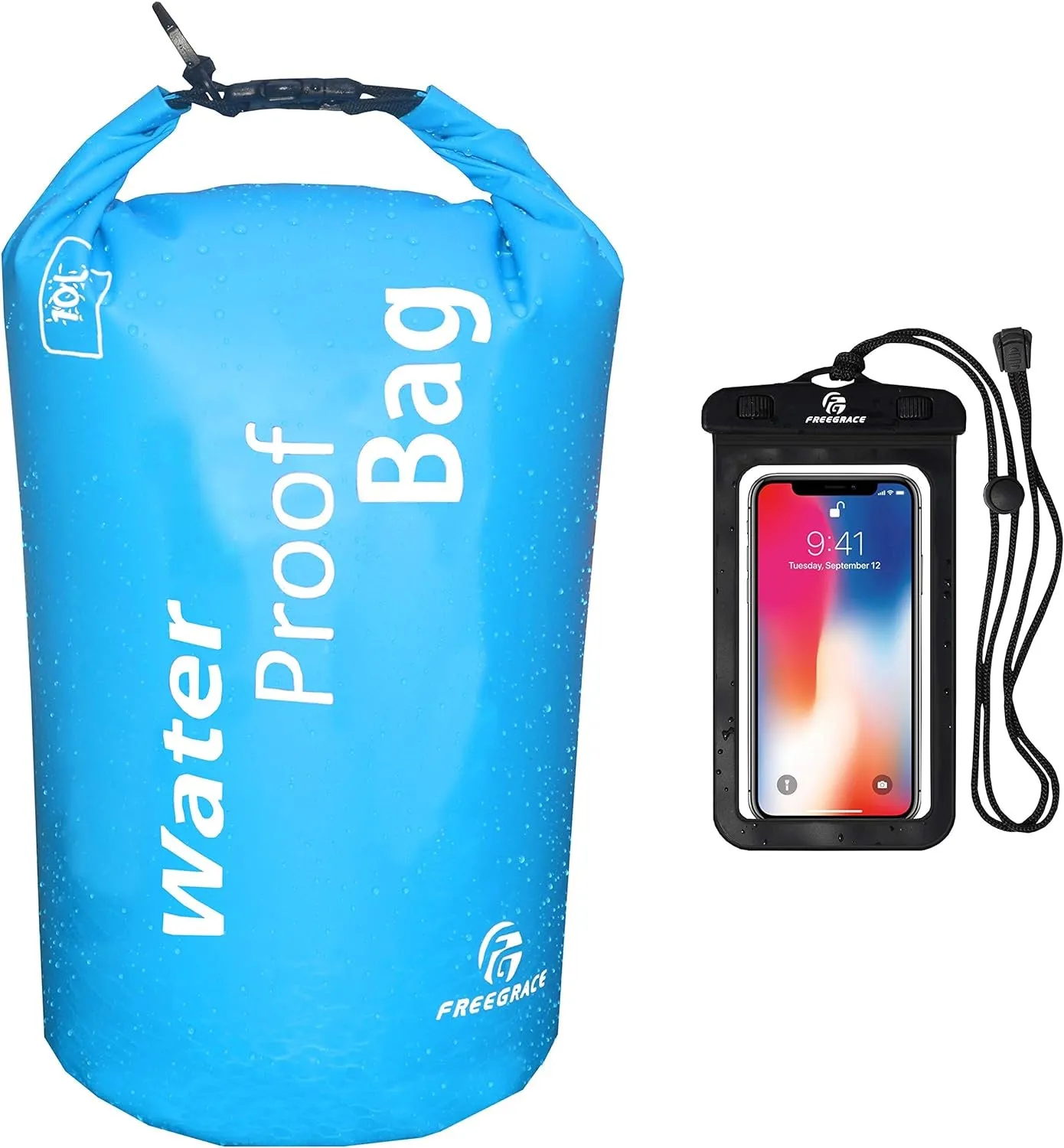 Premium Waterproof Dry Bag Set with Phone Case - 2L to 50L