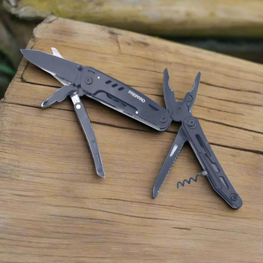 PrepPro ONYX All-in-One Multi-Tool – Rugged, Versatile & Built for Anything