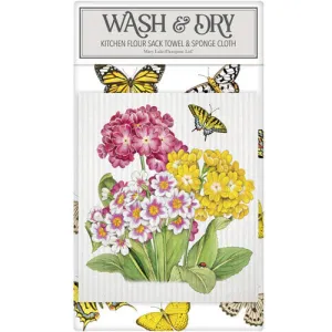 Primrose Vase Wash And Dry Towel Set