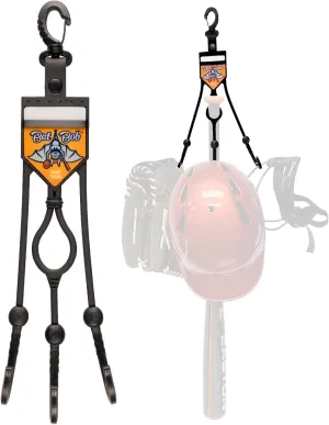 Pro - Dugout Gear Hanger - The Dugout Organizer - for Baseball and Softball to Hold Bats, Helmets and Gloves