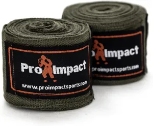 Pro Impact 180 Inch Mexican Style Boxing Hand Wraps – Stretchable Wrist & Knuckle Support for MMA, Muay Thai, Kickboxing, Heavy Bag & Combat Training – Men & Women