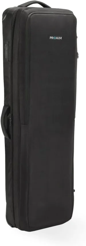 PROAIM Professional Cube Rolling Travel Case for 3 C-Stands. for Filmmakers, Photographers & Videographers. Carry Most of The Filmmaking Accessories. Spacious, Strong & Weather-Resistant (BG-CURB-01)