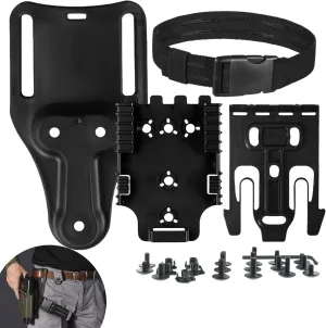 QLS Quick Locking System Kit with 2" Mid-Ride Belt Loop, Includes Fork and Duty Receiver Plate & Elastic Leg Strap