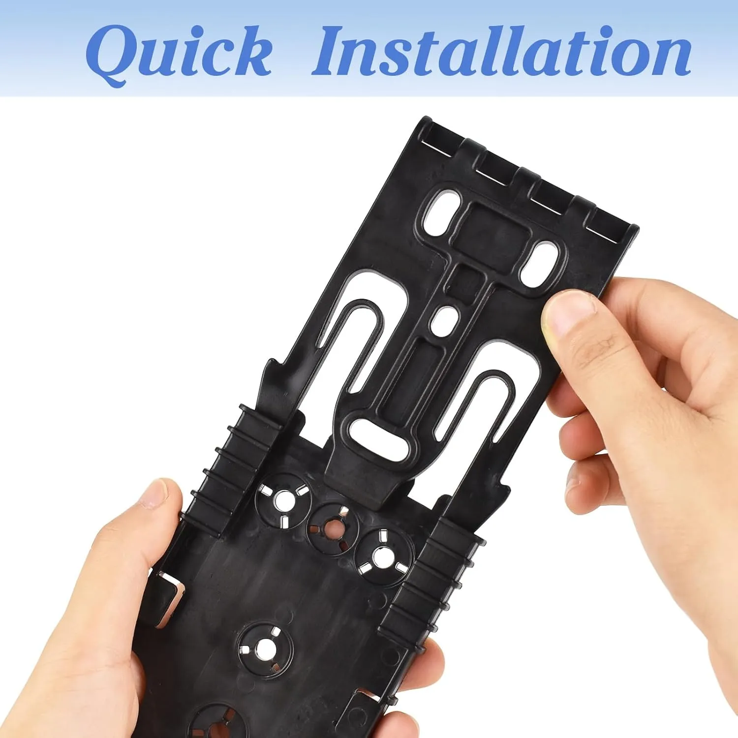 QLS Quick Locking System Kit with 2" Mid/Low Ride Belt Loop Adapter, Drop Leg Holster Platform, Elastic Leg Strap