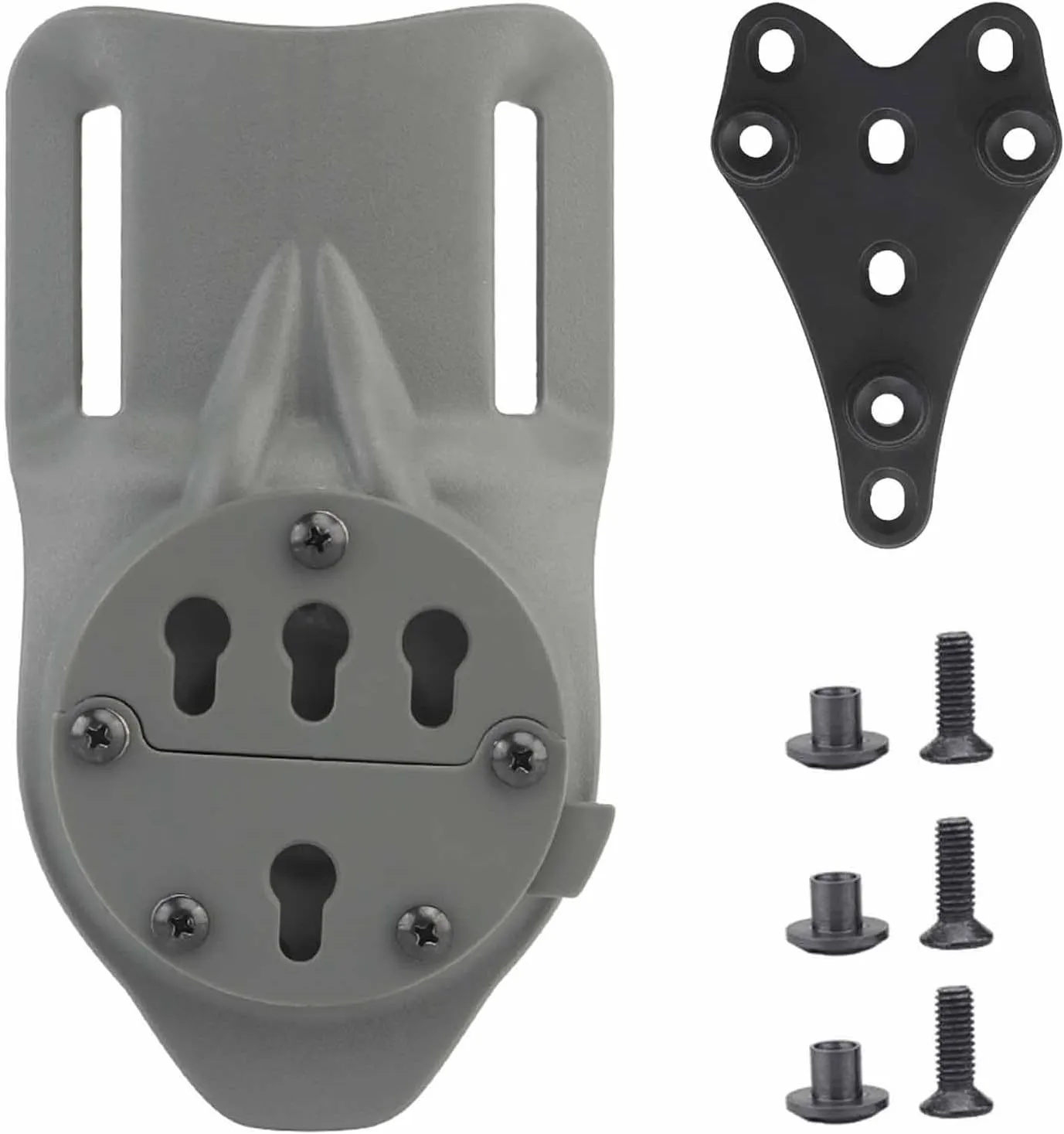 Quick Connect Mounting System Set with Tactical Holster Mount Adapter, Universal Mount Platform Base Adapter Quick Release Holster Accessorie