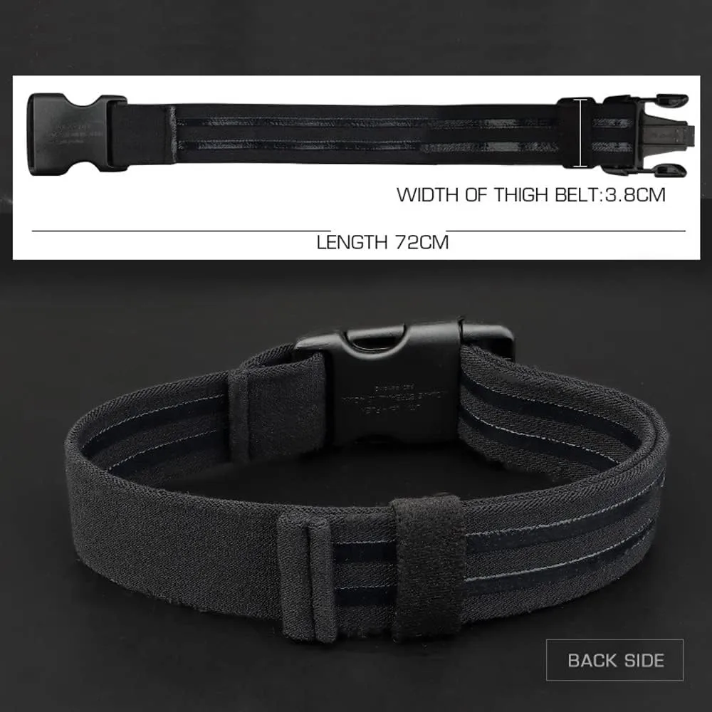 Quick Locking System Kit, with Holster Thigh Straps,2.5" Mid-Ride Belt Loop Platform, QLS 22 19 Adapter Base