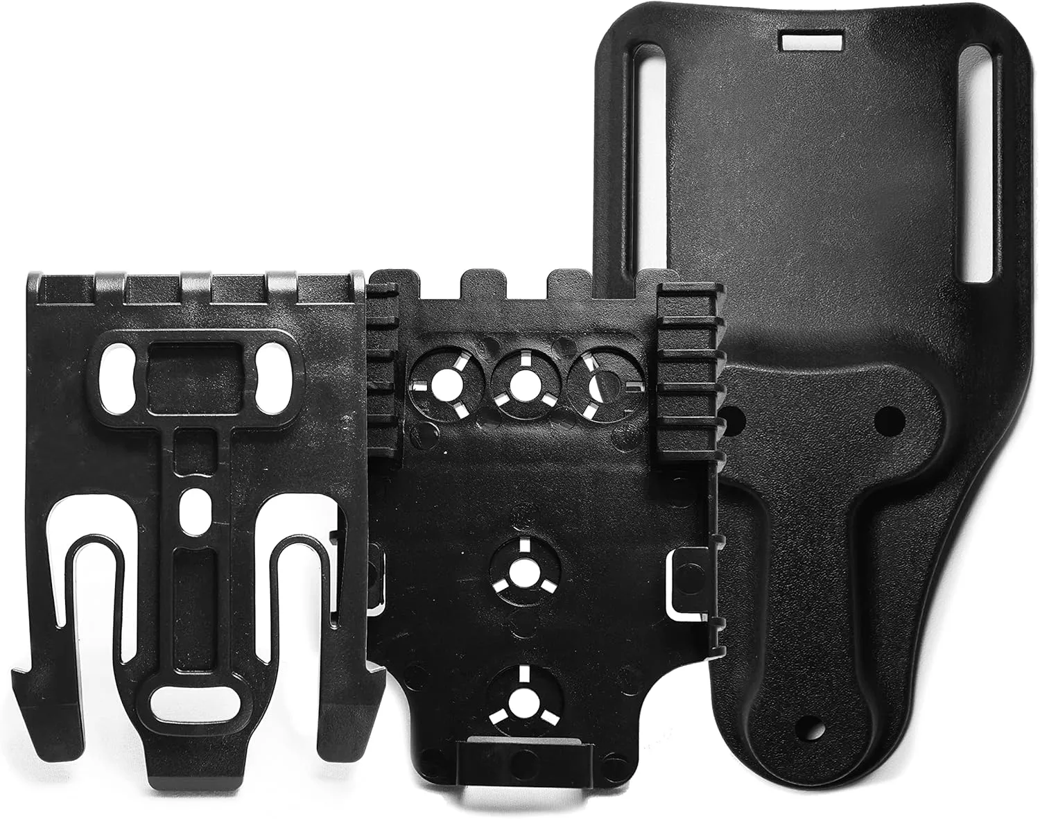 Quick Locking System Kit,Holstopia QLS Platform Attachment with Locking Including Fork and Duty Receiver Plate for Duty Holsters and Accessories