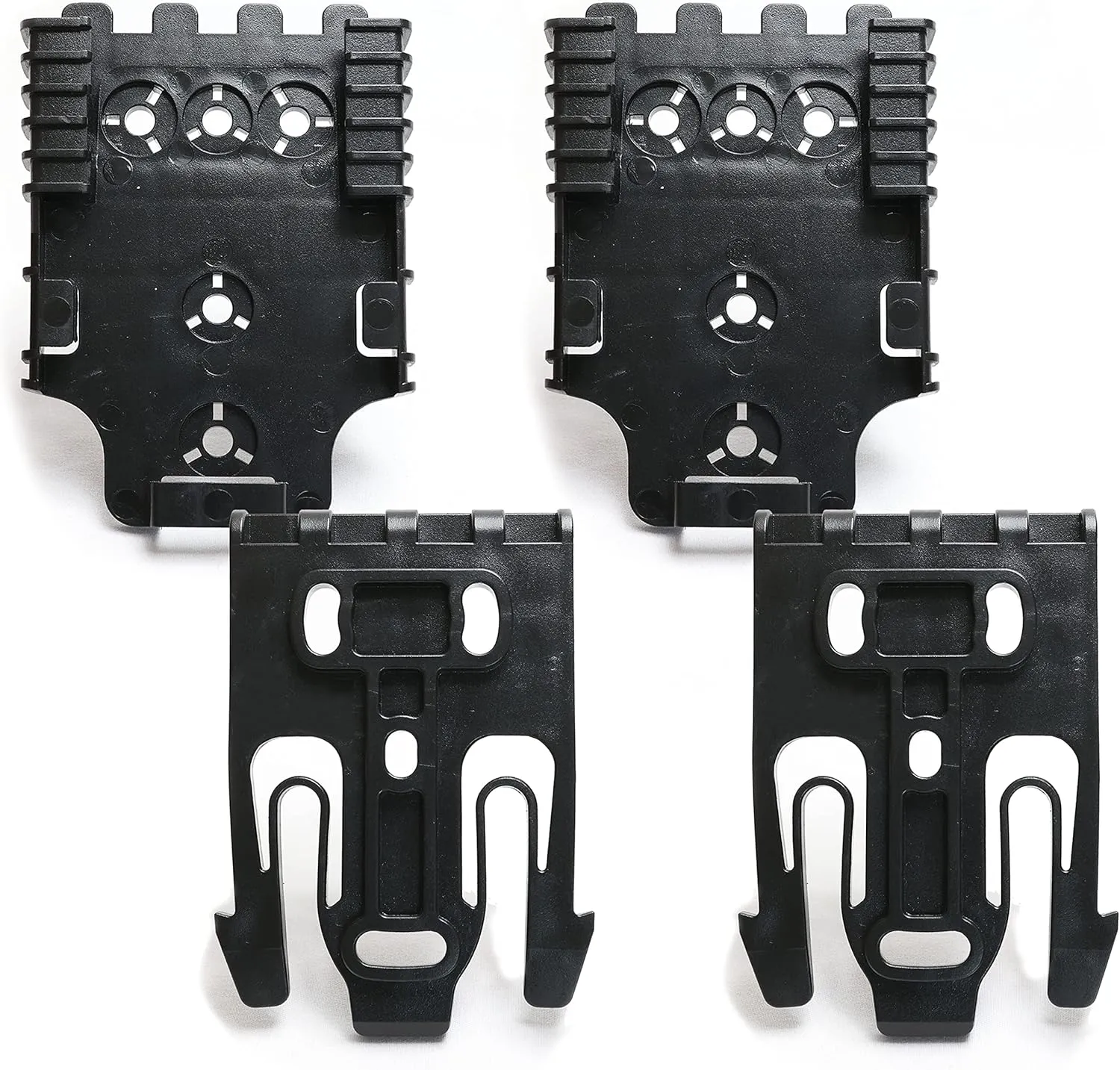Quick Locking System Kit,Holstopia QLS Platform Attachment with Locking Including Fork and Duty Receiver Plate for Duty Holsters and Accessories