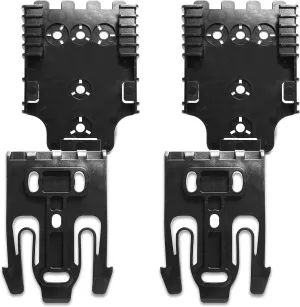 Quick Locking System QLS 19 Duty Holster Locking Fork & QLS 22 Adapter Base,2-Pack