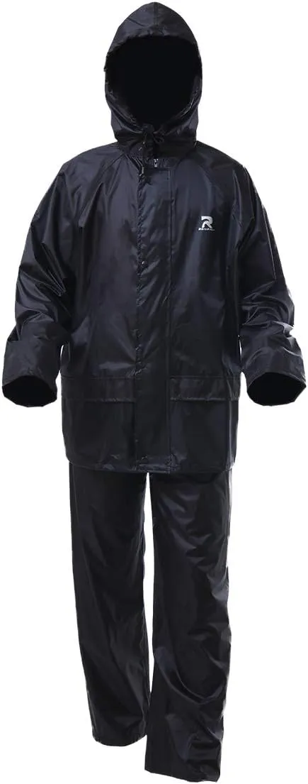 Rain Jacket Pants Suits for Men Women Waterproof Lightweight Rain Gear Coat Workwear