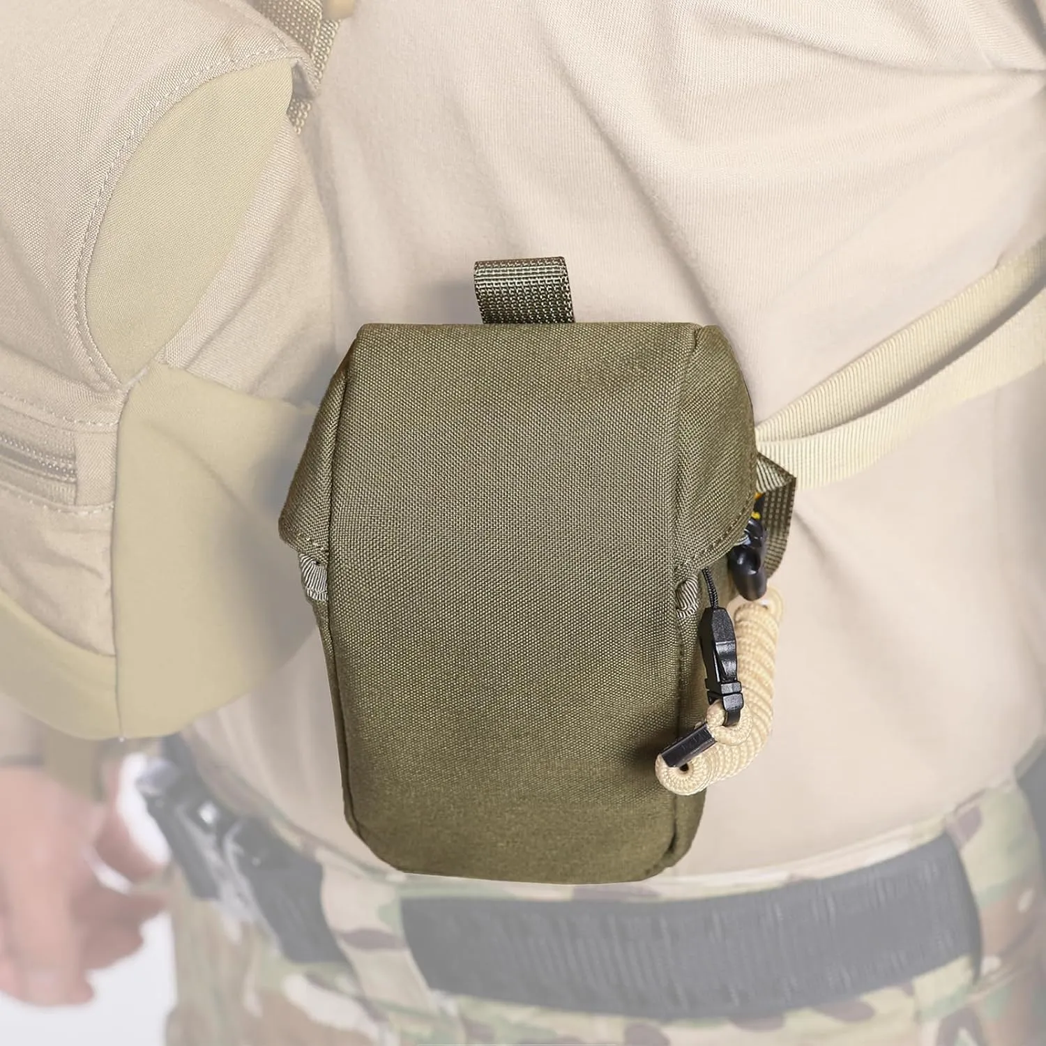 Rangefinder Pouch with Protective Padding and Quick-Release Buckle, Molle Compatiblefor Binocular Packs, Tactical Hunting Bag Accessory