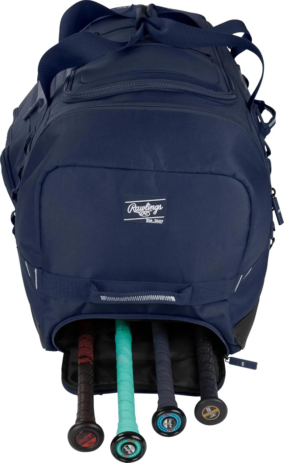 Rawlings | YADI 2.0 Wheeled Catcher's Bag | Yadier Molina Model | Baseball/Softball | Multiple Styles