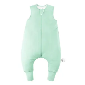 Rayon Made From Bamboo Sleep Sack 12-24 Months 0.5 Tog Ultra Soft Summer Toddler Sleep Sack 1t-2t with Feet 2-Way Zipper Lightweight Baby Sleeping Bag with Legs Thin Baby Wearable Blanket-Green