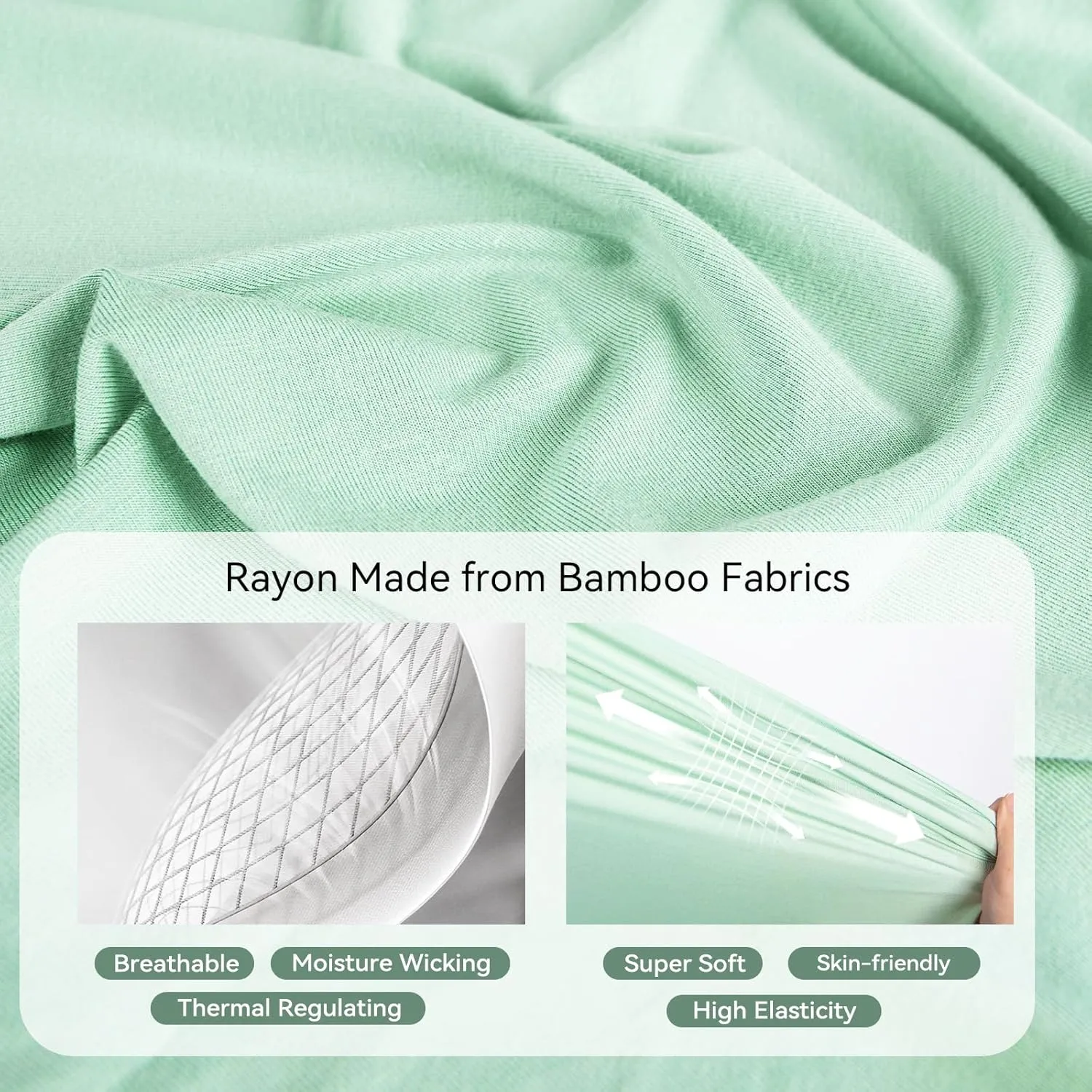 Rayon Made From Bamboo Sleep Sack 12-24 Months 1.0 Tog Ultra Soft Toddler Sleep Sack 1t-2t with Feet 2-Way Zipper Unisex Baby Sleeping Bag with Legs Baby Wearable Blanket All-year-around-Green