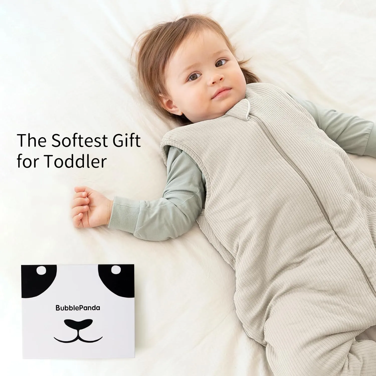 Rayon Made from Bamboo Toddler Sleep Sack with Feet 12-24 Months 1.0 Tog Breathable Sleep Sack 1t-2t Ultra Soft Baby Wearable Blanket with Legs Unisex Sleeping Bag with 2-Way Zipper