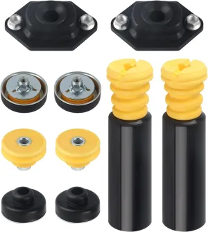 Rear Shock Mount, Bump Stop & Dust Boot Set for BMW E82/E87/E88/E90/E92 128i 135i 323i-335i - Reinforced OEM Upgrade Replacement 33506767010 33526768544