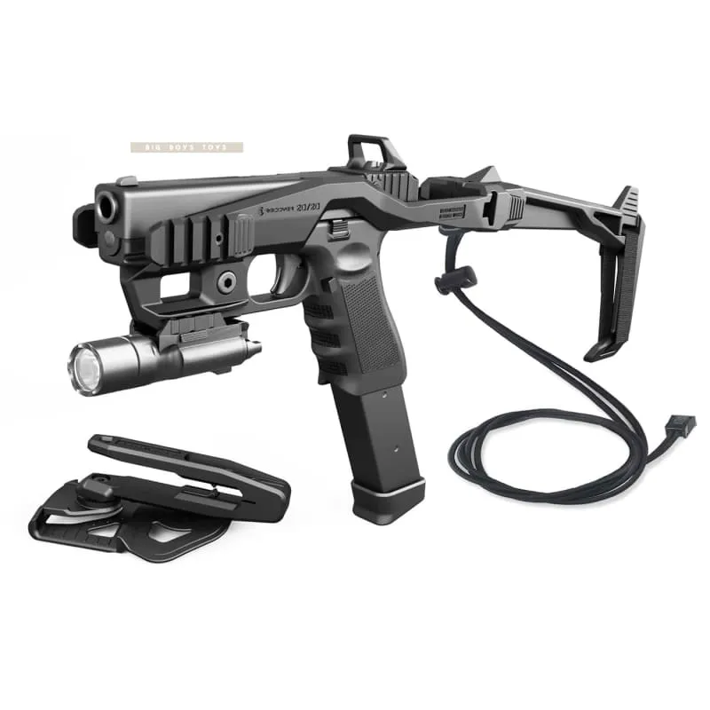 Recover Tactical G7 OWB Holster forDouble Stack Glock 9mm/SW40/357 with rail
