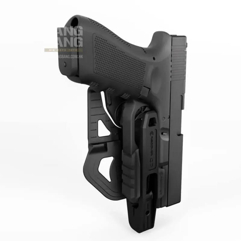 Recover Tactical G7 OWB Holster forDouble Stack Glock 9mm/SW40/357 with rail
