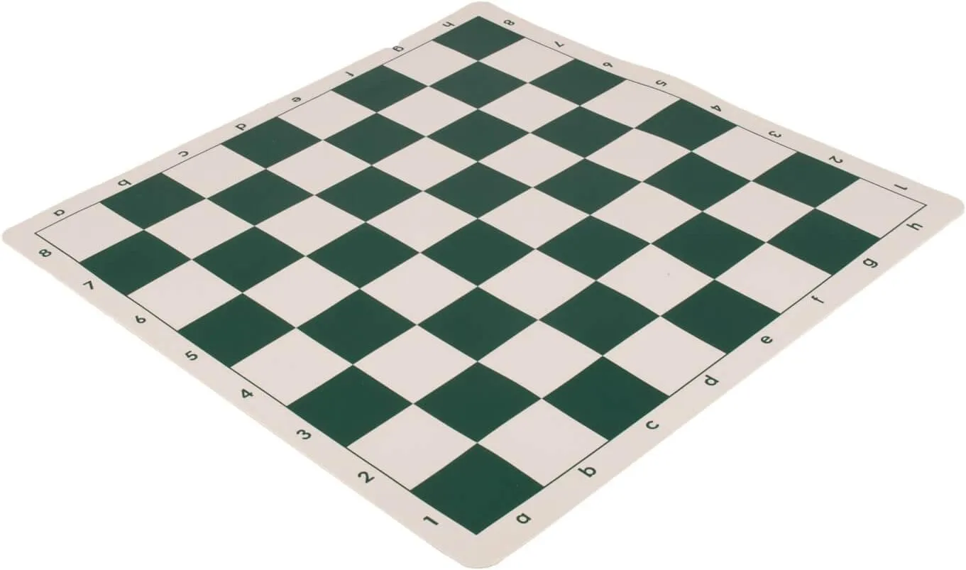 Regulation Silicone Tournament Chess Board - 2.25" Squares by US Chess Federation