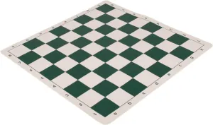 Regulation Silicone Tournament Chess Board - 2.25" Squares by US Chess Federation