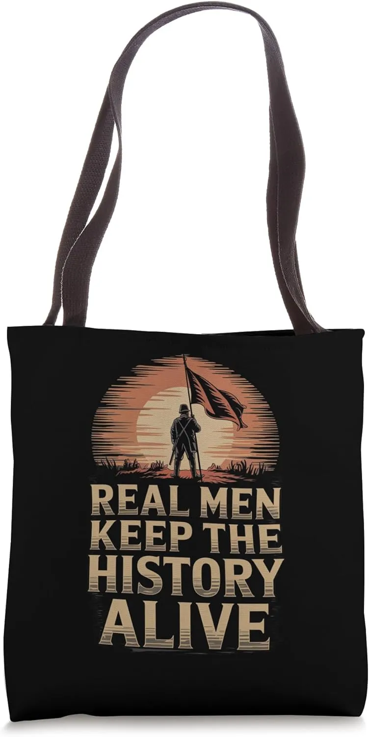 Reliving Civil War History for American History Lovers Tote Bag