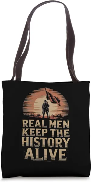 Reliving Civil War History for American History Lovers Tote Bag