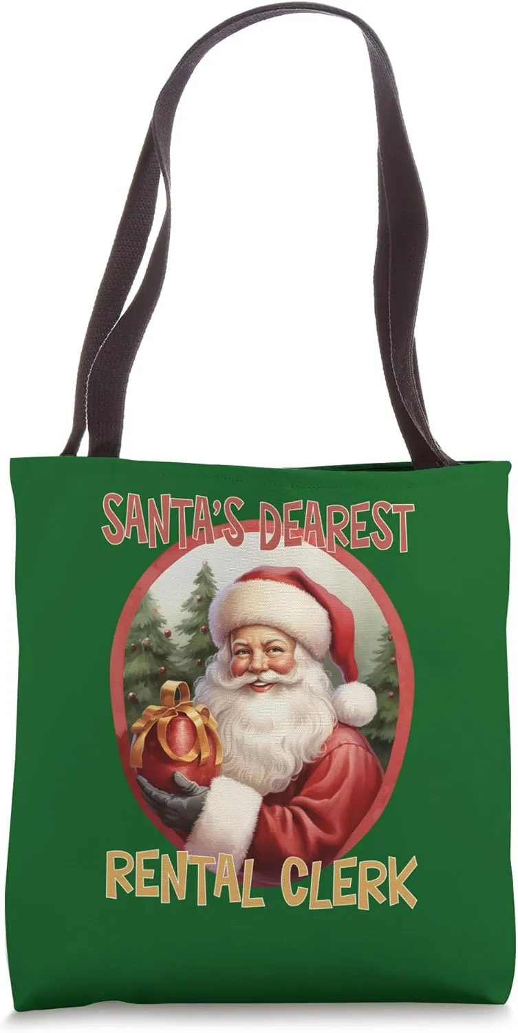 Rental Clerk Christmas Holiday Love Xmas Tote Bag