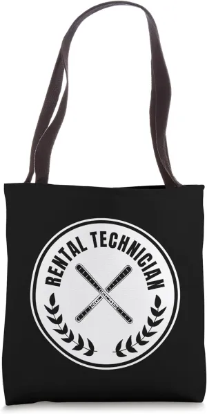 Rental Technician Outfit Ski Rental Associate Tote Bag