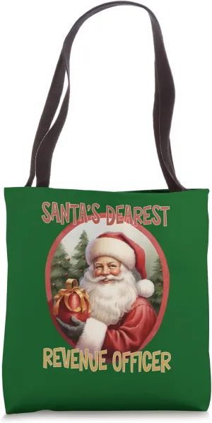 Revenue Officer Christmas Holiday Love Xmas Tote Bag