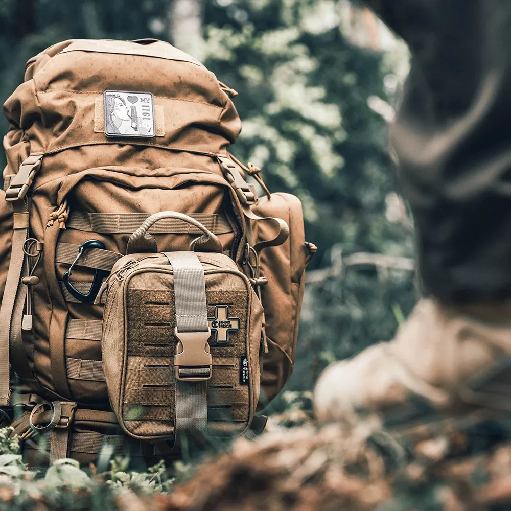 RHINO RESCUE-SE IFAK Trauma First Aid Kit,Tactical Medical Pouch for Car Home Travel Hiking and Camping,Emergency Survival