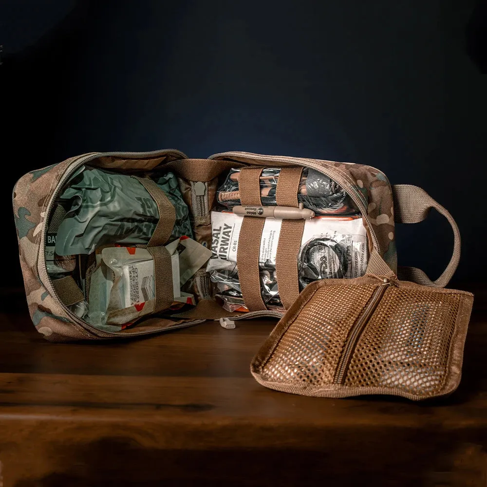 RHINO RESCUE-SE IFAK Trauma First Aid Kit,Tactical Medical Pouch for Car Home Travel Hiking and Camping,Emergency Survival