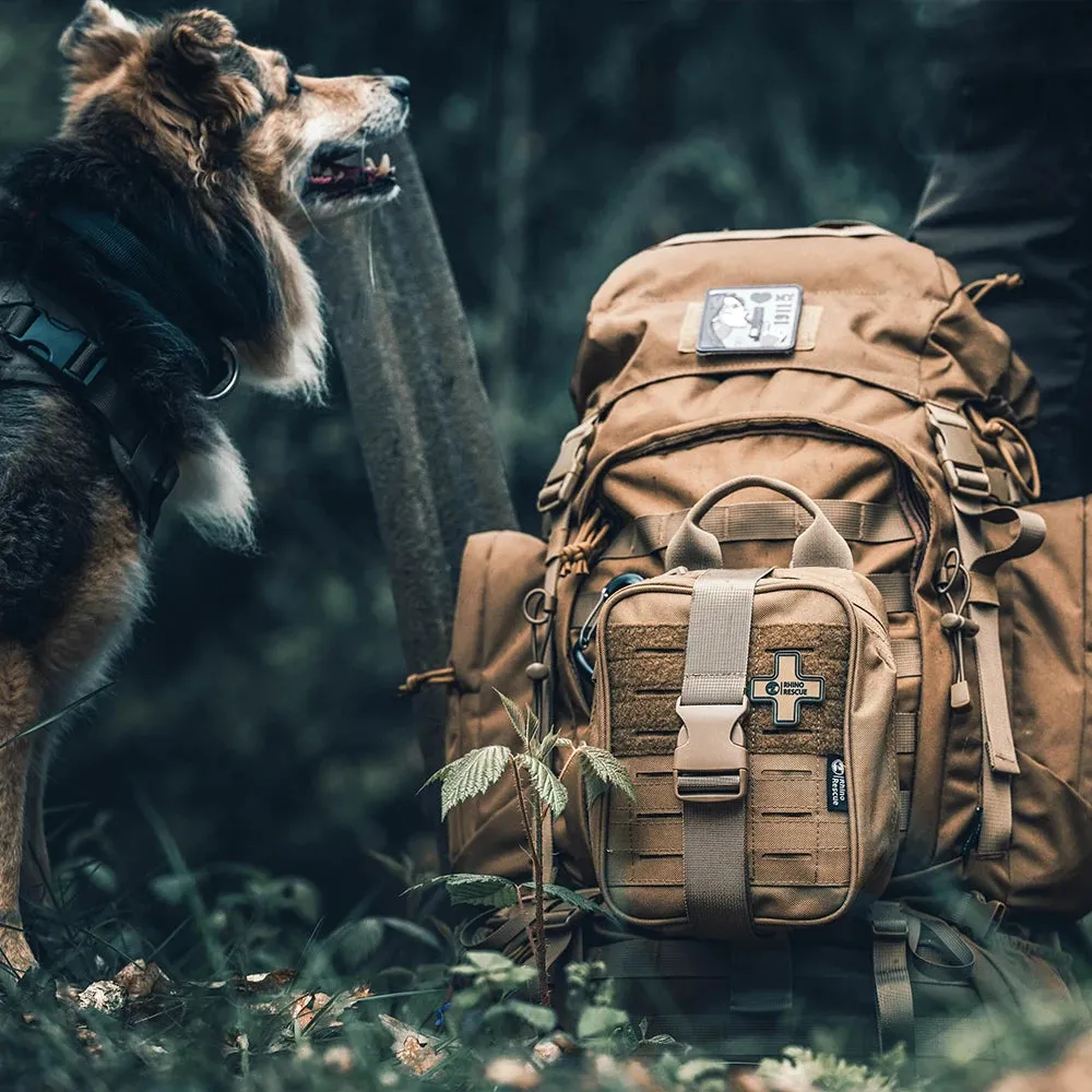RHINO RESCUE-SE IFAK Trauma First Aid Kit,Tactical Medical Pouch for Car Home Travel Hiking and Camping,Emergency Survival