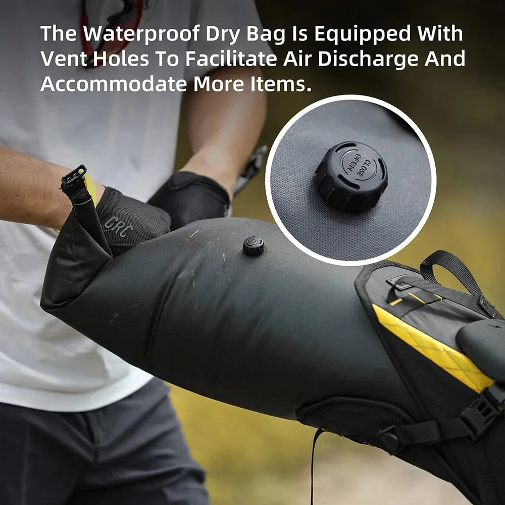 RHINOWALK - Wilderness Series - 14L Waterproof Bike Saddle Bag – With removable Dry Bag