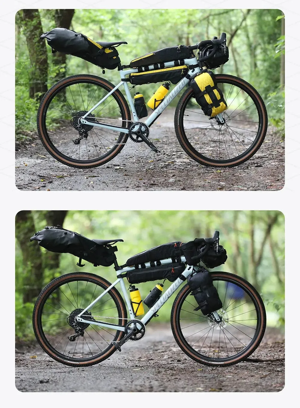 RHINOWALK - Wilderness Series - 14L Waterproof Bike Saddle Bag – With removable Dry Bag