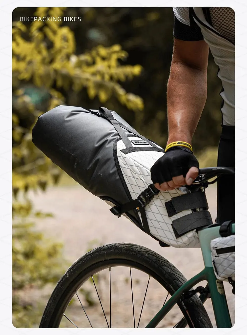 RHINOWALK - Wilderness Series - 14L Waterproof Bike Saddle Bag – With removable Dry Bag
