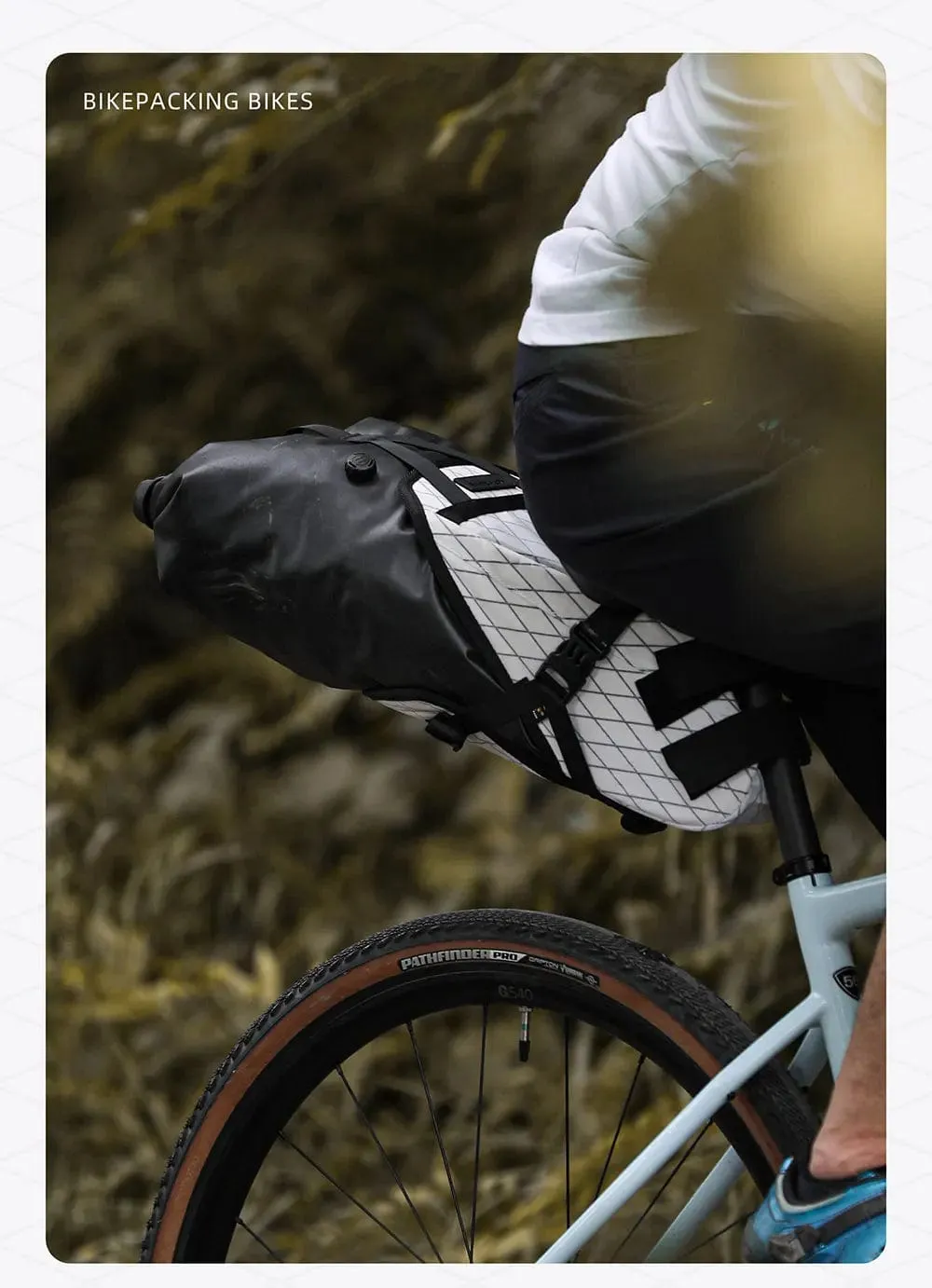 RHINOWALK - Wilderness Series - 14L Waterproof Bike Saddle Bag – With removable Dry Bag