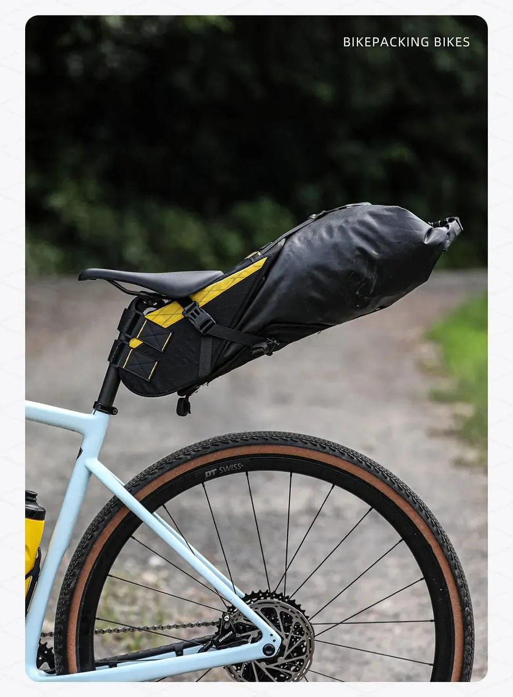 RHINOWALK - Wilderness Series - 14L Waterproof Bike Saddle Bag – With removable Dry Bag