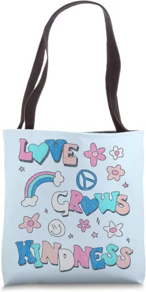 Ripple Junction Retro Love Grows Kindness Tote Bag