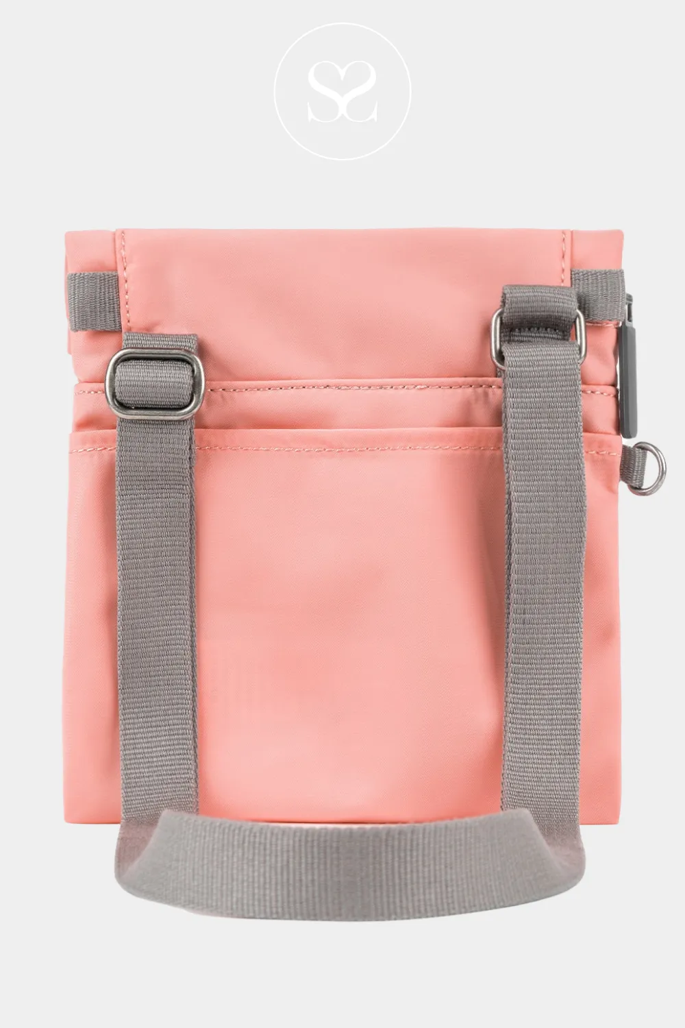 ROKA STRATFORD PUNCH (CORAL) CROSSBODY BAG