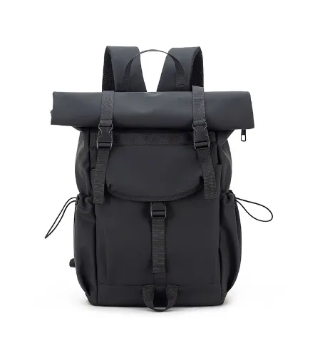 Roll-Top Function Men's Parachute Backpack