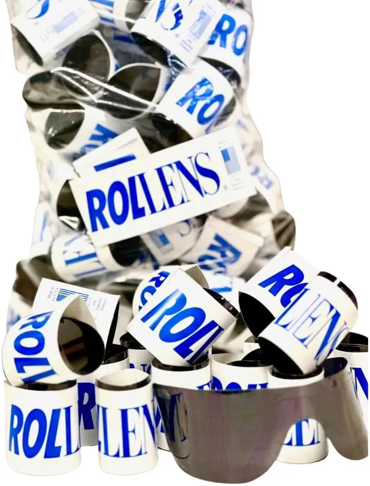 Roll Up Post-Mydriatic Specs | Bag of 100 | 100% UV Protection | Wrap-Around | Disposable