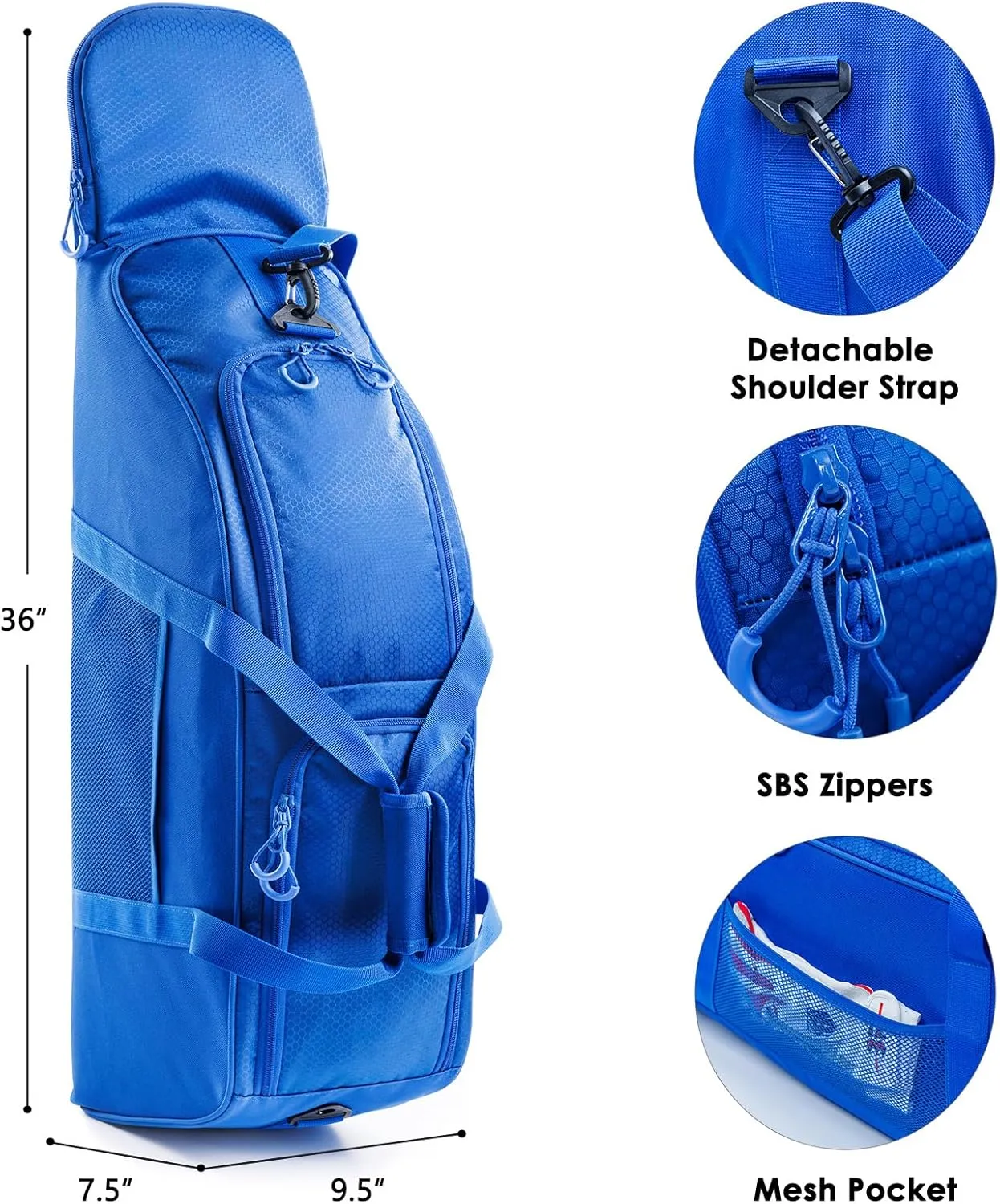 Rolling Baseball Bag With Wheels, Seperate Shoe Compartment and Fence Hook - Large Softball Bag for T-Ball - Team Equipment Duffle Bag - Catcher Gear Bag for Boys 8-12, Youth, Adults
