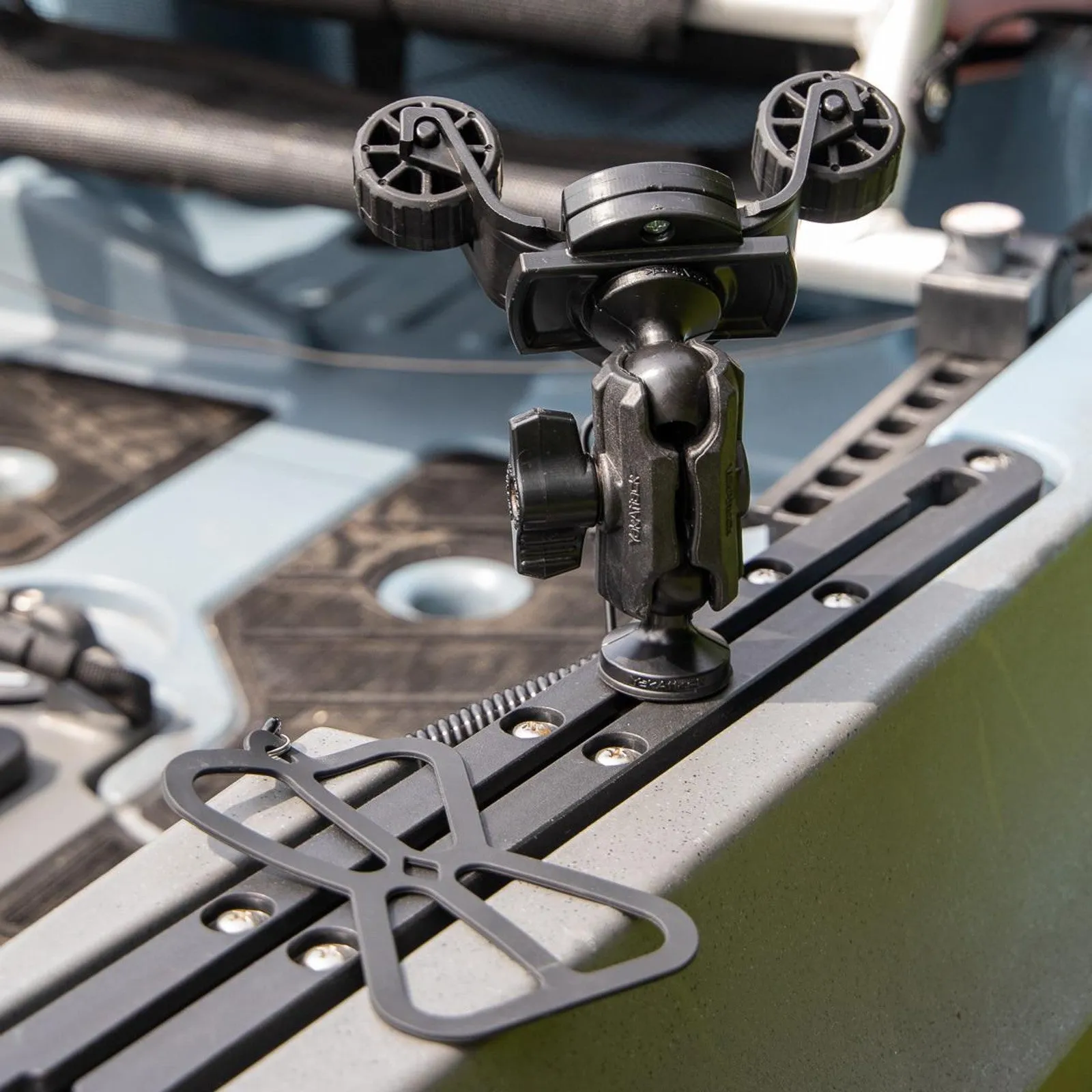 RotoGrip Phone Holder with 1" Screwball Track Mount