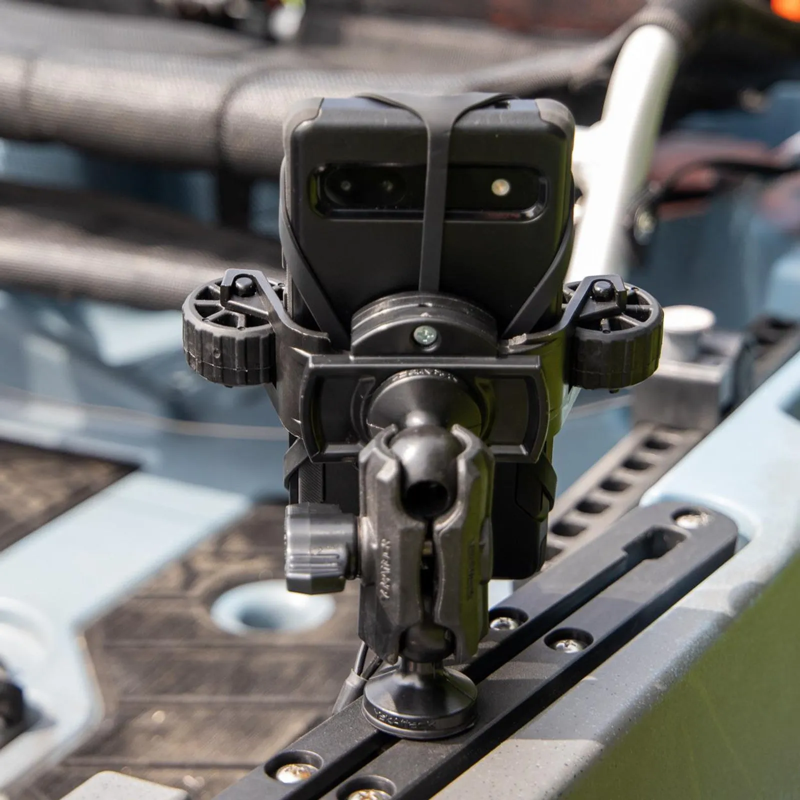 RotoGrip Phone Holder with 1" Screwball Track Mount