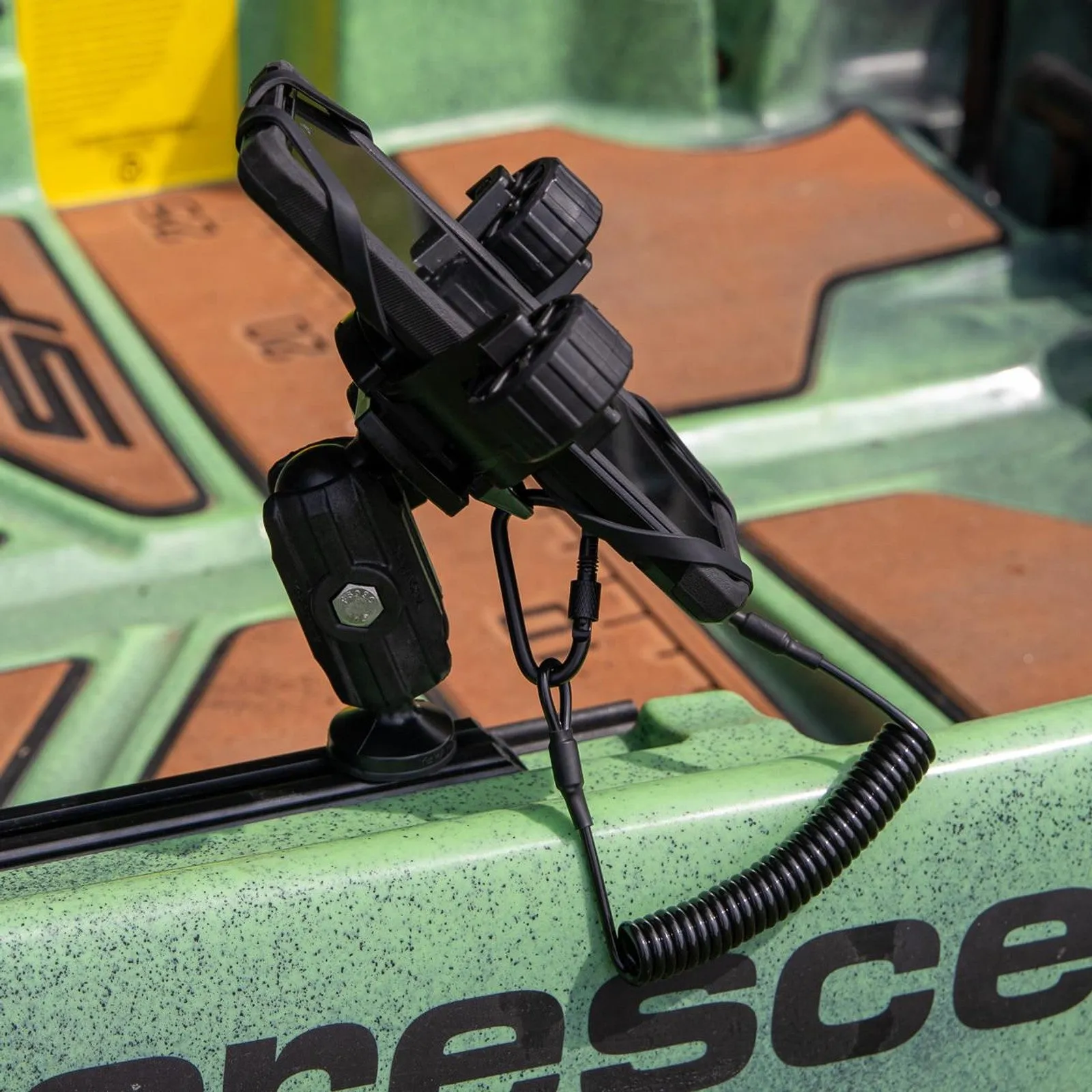 RotoGrip Phone Holder with 1" Screwball Track Mount
