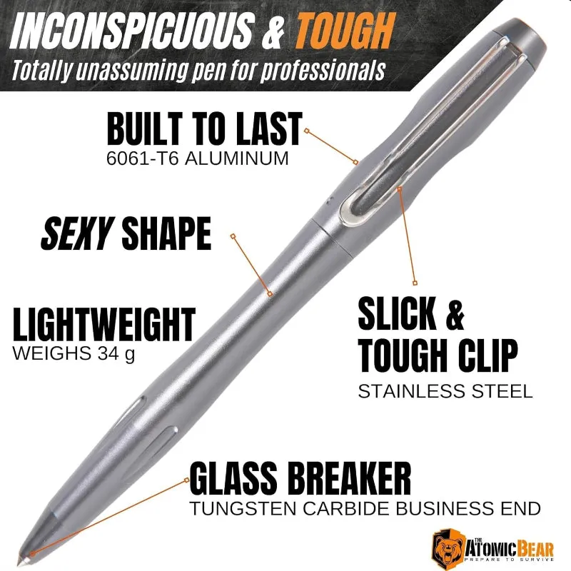 Rynx | Tactical EDC pen - Emergency survival pen with 2 ink cartridges